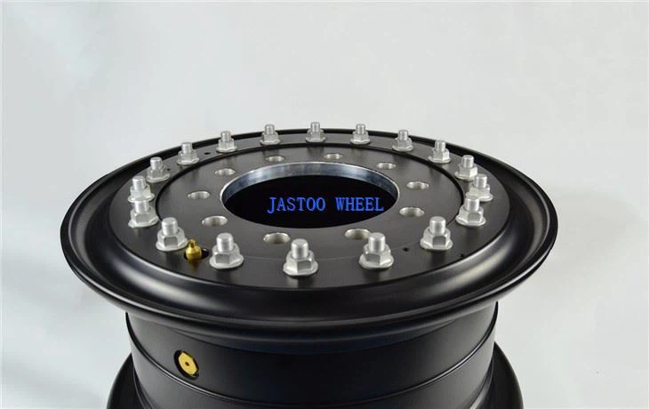 2-piece Military Shinny Black Forged Alloy Wheel