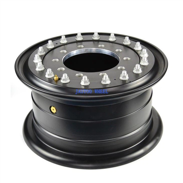 2-piece Military Shinny Black Forged Alloy Wheel