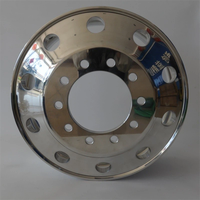 24.5×8.25 Inch Polished Aluminum Forged Truck Wheels